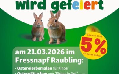 Osteraktion bei Fressnapf in Raubling